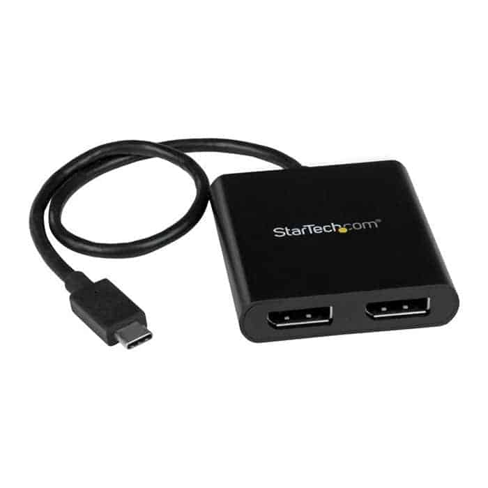 Startech USB-C to DisplayPort Multi-Monitor Splitter 2-Port MST Hub